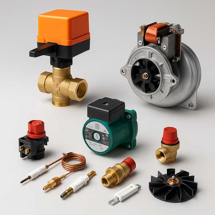 دسته بندی قطعات پکیج